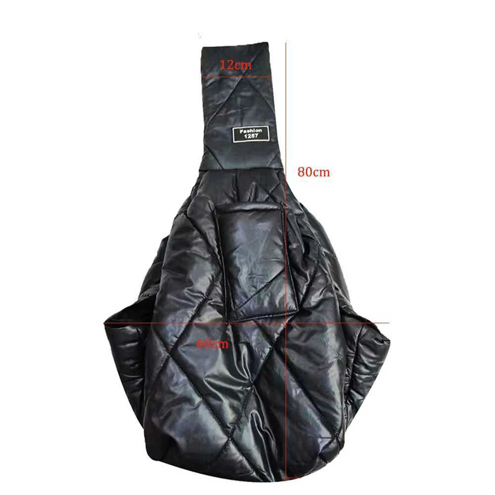 Comfortable Dog Bag Winter Warm Pet Dog Carrier Bags Outdoor Travel Chest Bags Sling Handbag Puppy Single Shoulder Bag Z250225