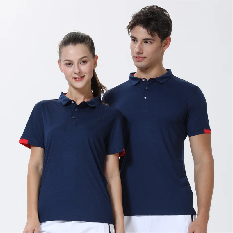 Quick-drying Sports Polo Shirt Custom n Company Breathable Short Sleeved Polo Embroidery Printing Patter Text 250224