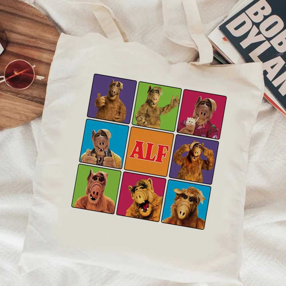 Alf shopping bag reusable eco shopping bag shopper grocery bag shopping bag pouches Z250224