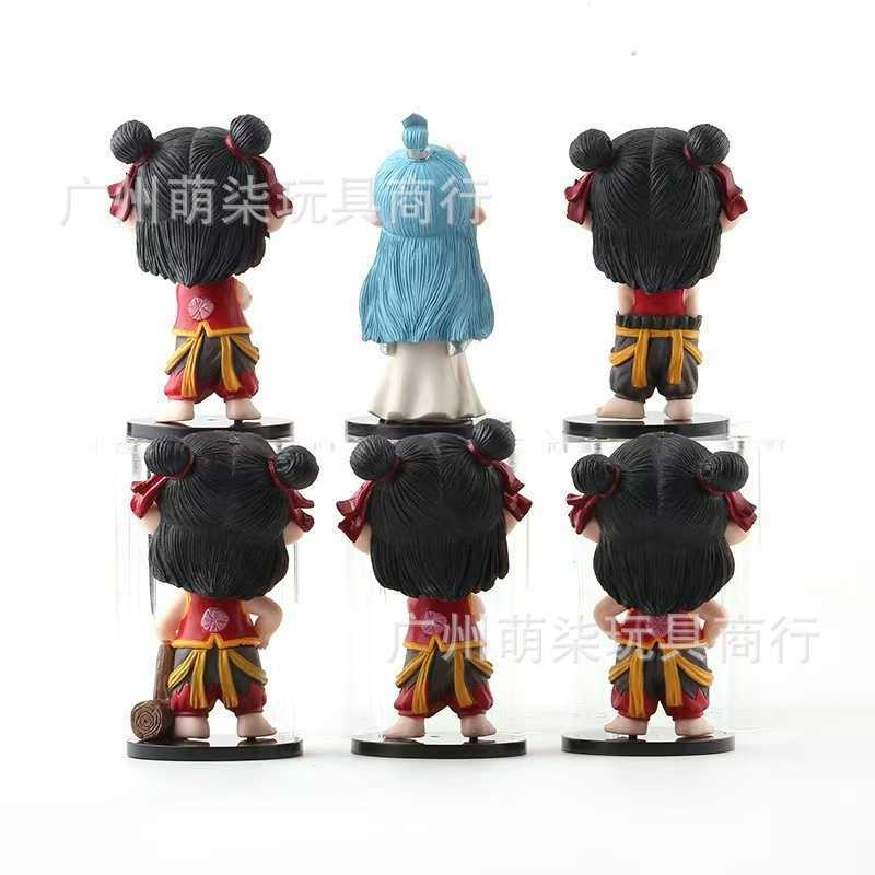 Hot selling Naza 2 Magic Childrens Sea making Handmade Nazha Ao Cake Movie Same Style Doll Decoration Free shipping