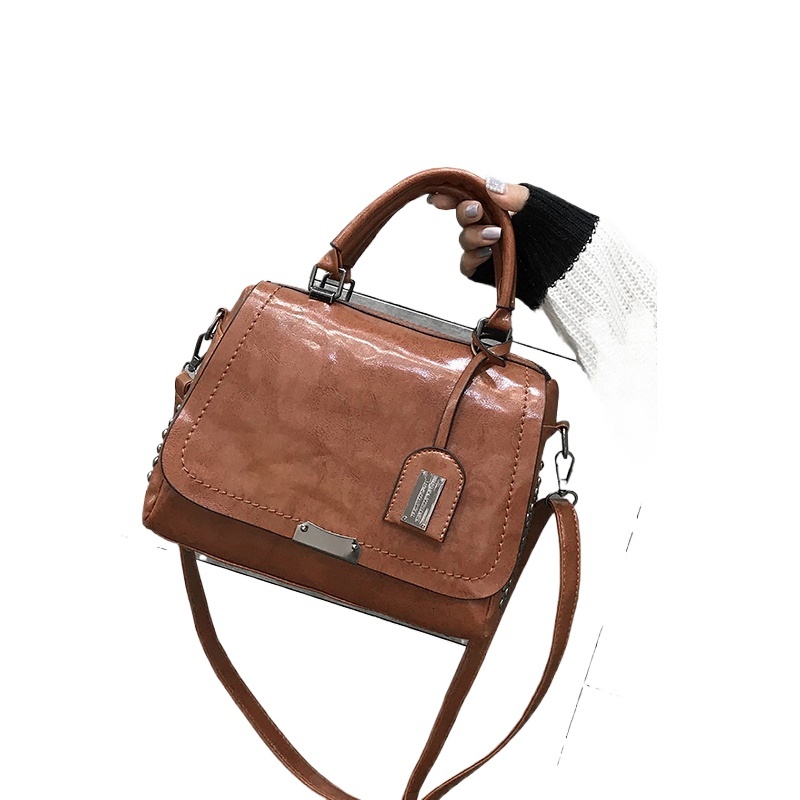 Vintage Handbag Purses For Women New Style4 Female Soft Leather Branded Shoulder Crossbody Messenger Tote Bag New Sac