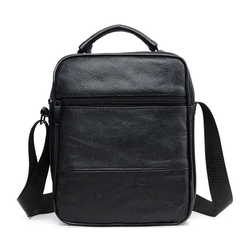 2023 Quality Leather Male Casual Design Shoulder Messenger Bag Fashion Cross-body Bag Tote Mochila Satchel Z250225
