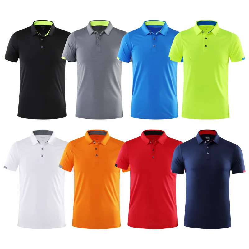 Quick-drying Sports Polo Shirt Custom n Company Breathable Short Sleeved Polo Embroidery Printing Patter Text 250224