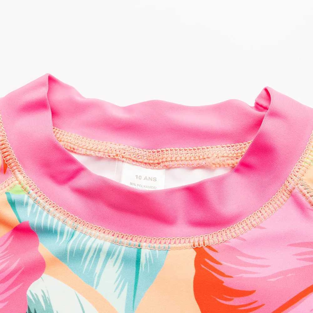 Girls swimsuits childrens short sleeved baby swimsuits childrens swimsuits summer swimsuits X250224