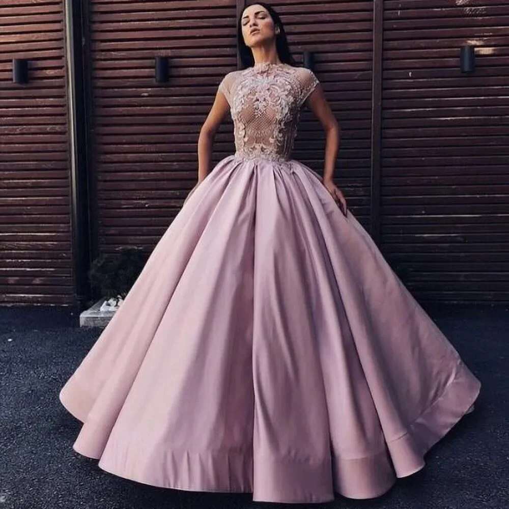 of sleeveless with O-neck and res sequins chic to the floor prom dresses evening party dress 2025