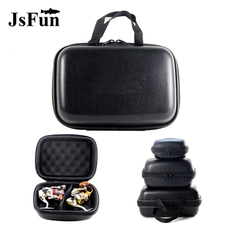 Fishing Bag Spinning Reel Case Cover Leather Shockproof Waterproof Tackle Storage PJ199 250213