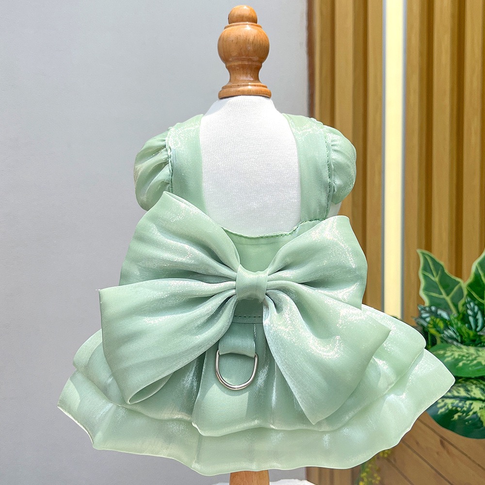 Dog dress Suitable for small dog cat girl cute Princess dog dress spring summer Wedding dress