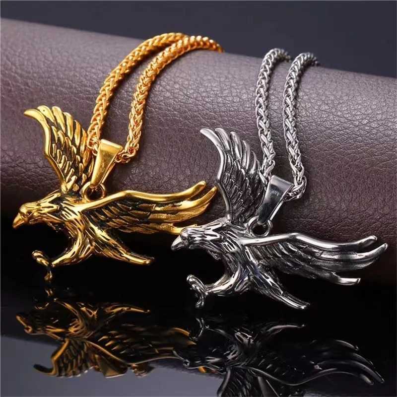 Classic Cool High Quality Metal Sky King Pendant Necklace Personality Mens Charm Casual Jewelry Gift X250224