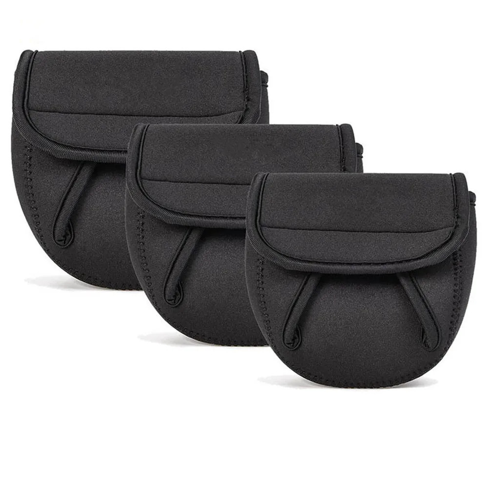 SML Spinning Fishing Reel Cover Neoprene Wheel Protective Case Waterproof Bag Storage Water Drop Package Outdoor 250213