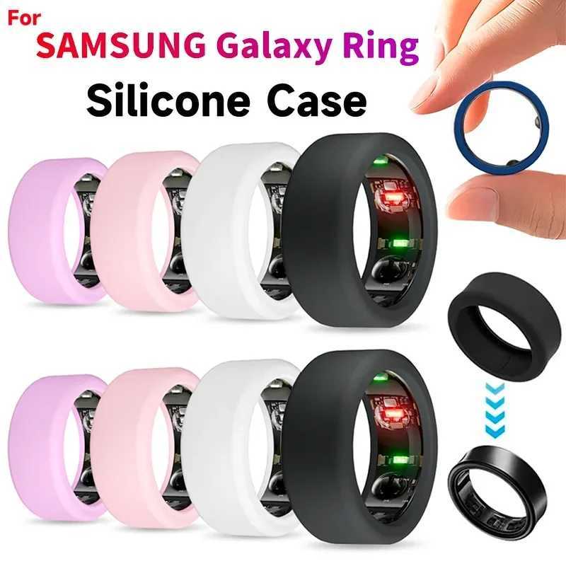 For Samsung Galaxy Ring Anti-Scratch Protective Soft Elastic Silicone Case for Men Women Sleep Health Monitor Sports Smart Ring W250225