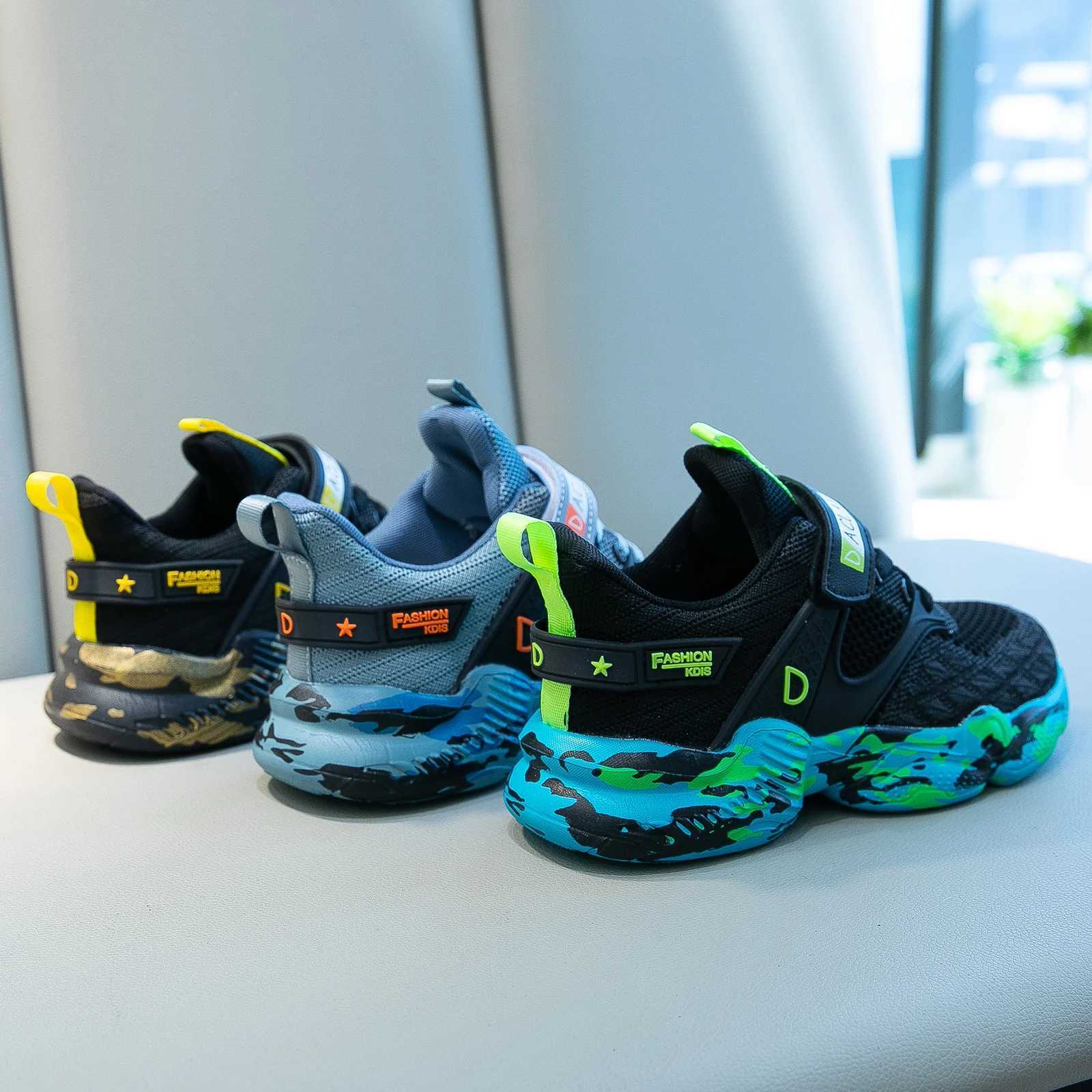 Kids Shoes Running Girls Boys School Spring Casual Sports breathable non slip Sneakers BasketballT250225