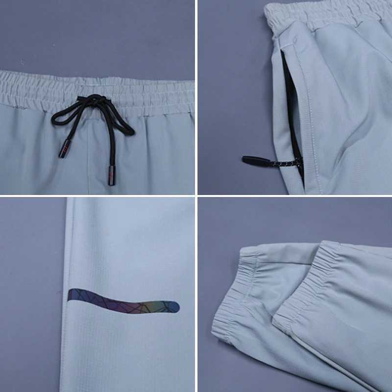 New mens sports pants ultra-thin fitness gym Trouser ultra-thin fitness fast drying running pants elastic mens sports pants 3XL W250225