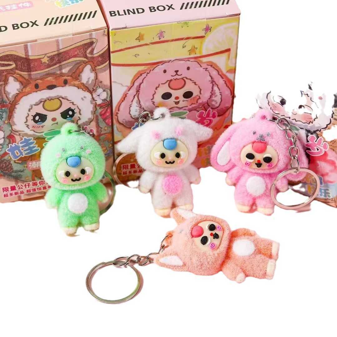 Three Year Old Series Box Thailand Hot Selling Keychain Doll Crying Baby Blind Bag Toy Childrens Small Gift Free shipping