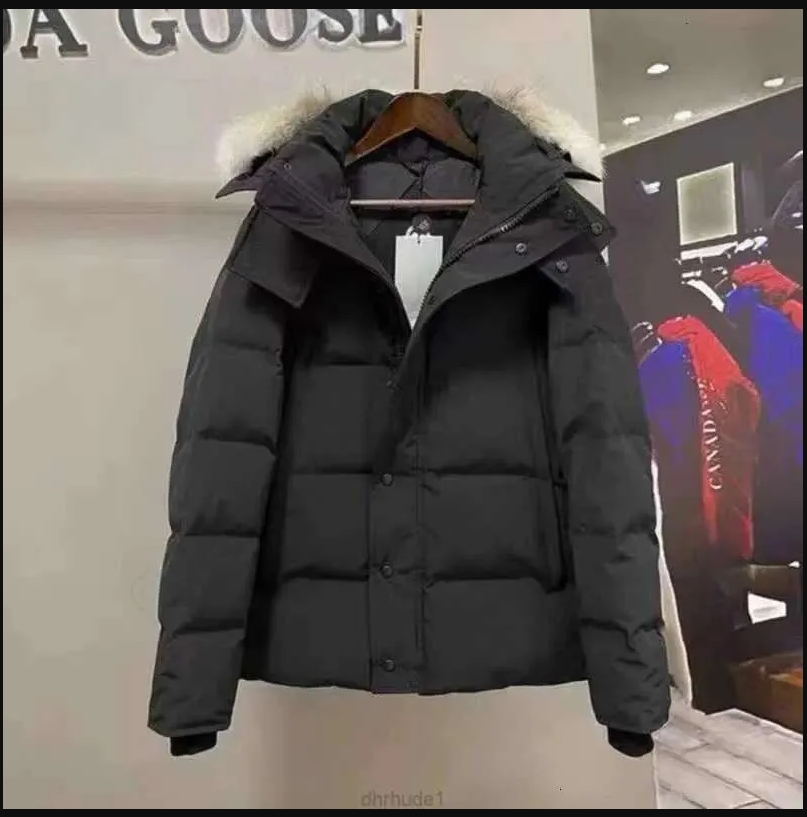 mens Winter jacket canadian Wyndham jacket Parka Homme Warm Outerwear Wolf Fur Hooded Fourrure Manteau Jacket Coat Hiver Doudoune designer jacket