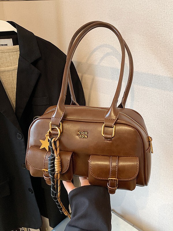 Fashion Trend Free Shipping Designer 2025 New Fashionable European And American Luxury Handheld Large Capacity Bowling Bag