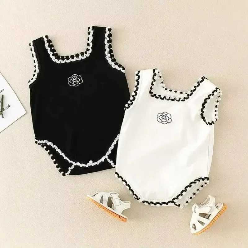 Summer Newborn Baby Girl Clothes Cute Flower Suspenders Rompers Toddler Girls Kawaii Jumpsuit Baby Onesie Bodysuit 0-3y X250224