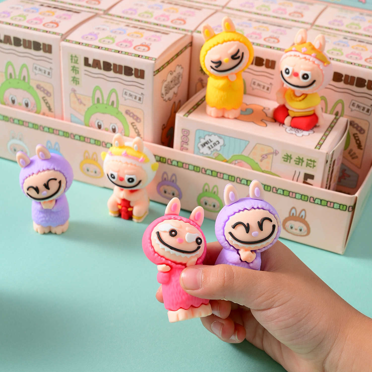 New 12/Box Flying Girl Police Labb Cloth Blind Box Doll Ornament Childrens Gift Free shipping