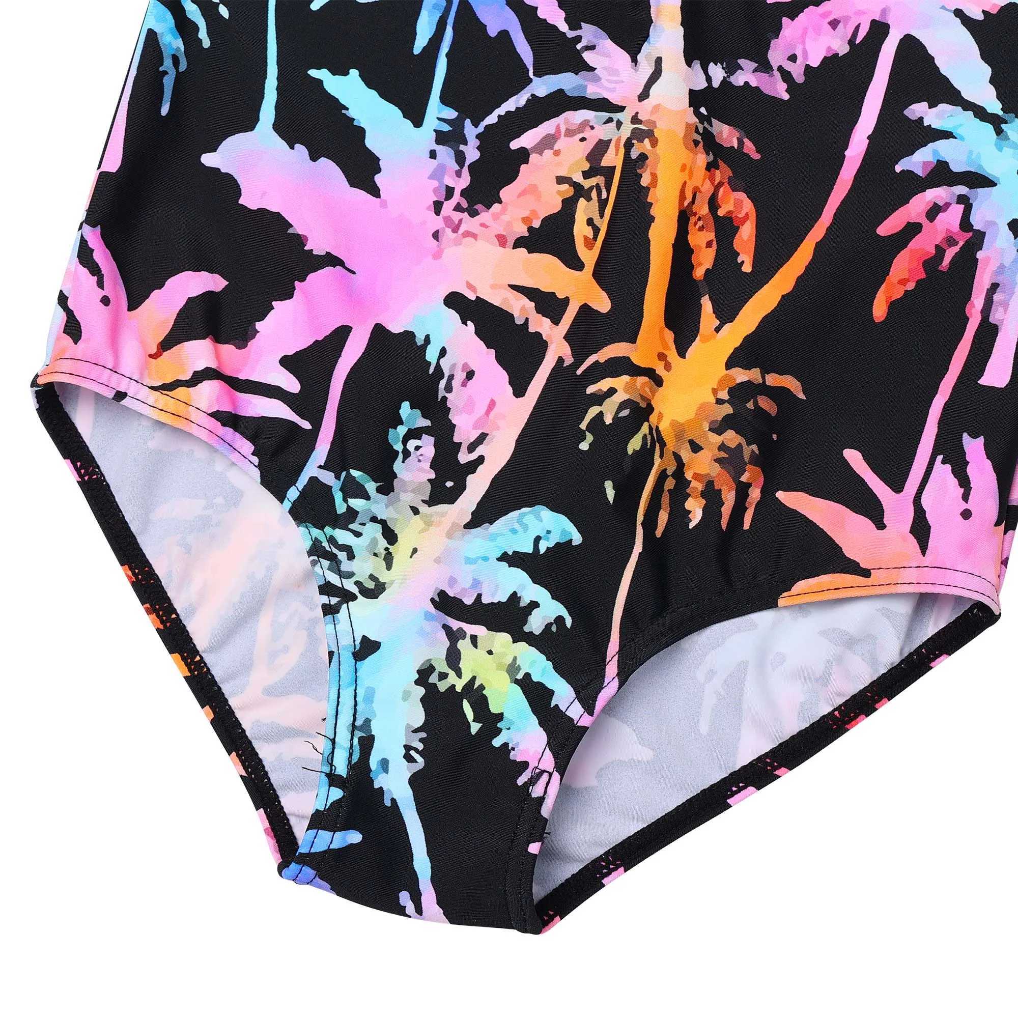 BAOHULU one-piece childrens swimsuit single sleeve Rush protective summer beach suit UPF 50+sun protection swimsuit surfing suit X250224