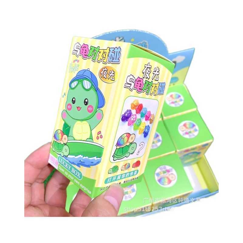 Night light surprise collision blind box cute pendant internet celebrity same small turtle childrens toy Free shipping