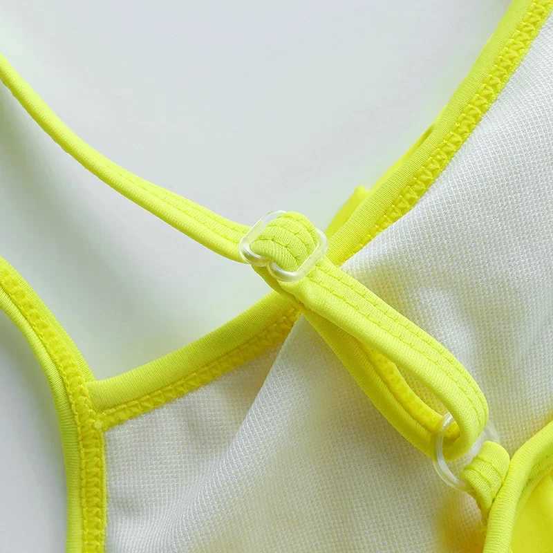 Girls Biquini swimsuit solid 2-piece swimsuit for teenagers childrens swimsuit split bikini set childrens Falbala swimsuit Tankini swimsuit X250224