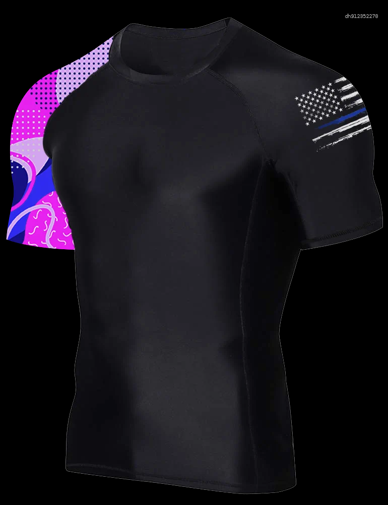 Men's T Shirts Men Long Sleeve Short Rashguards MMA BJJ Training Spats And Shorts