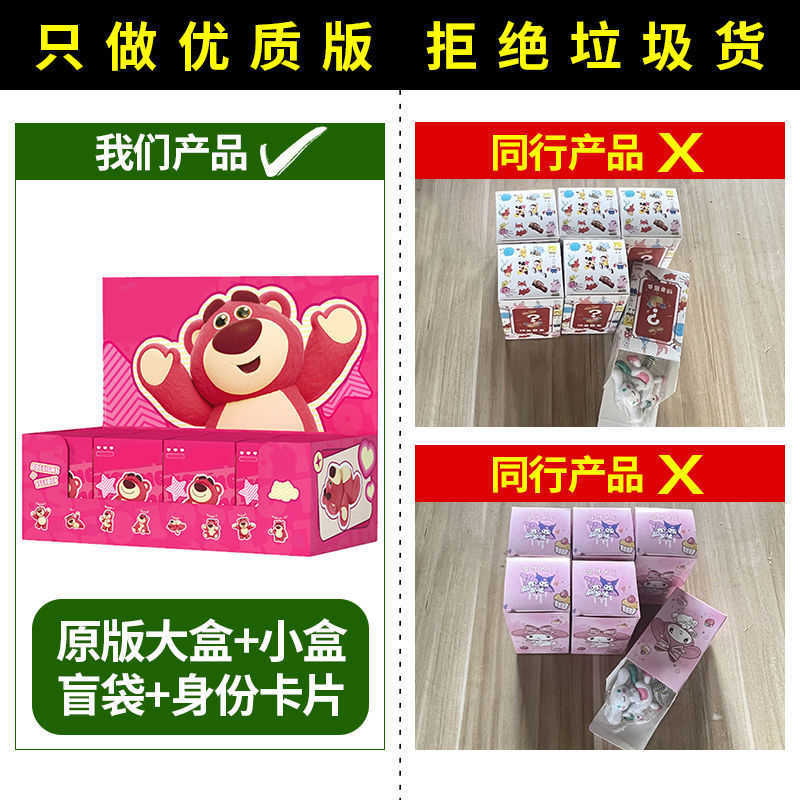Strawberry ITS ME blind box internet celebrity fart bear figurine decoration Chinese version Free shipping