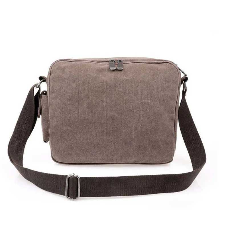High Quality Multifunction Canvas Bag travel bag men messenger bag brand mens crossbody bag luxury vintage style briefcase w304 Z250225
