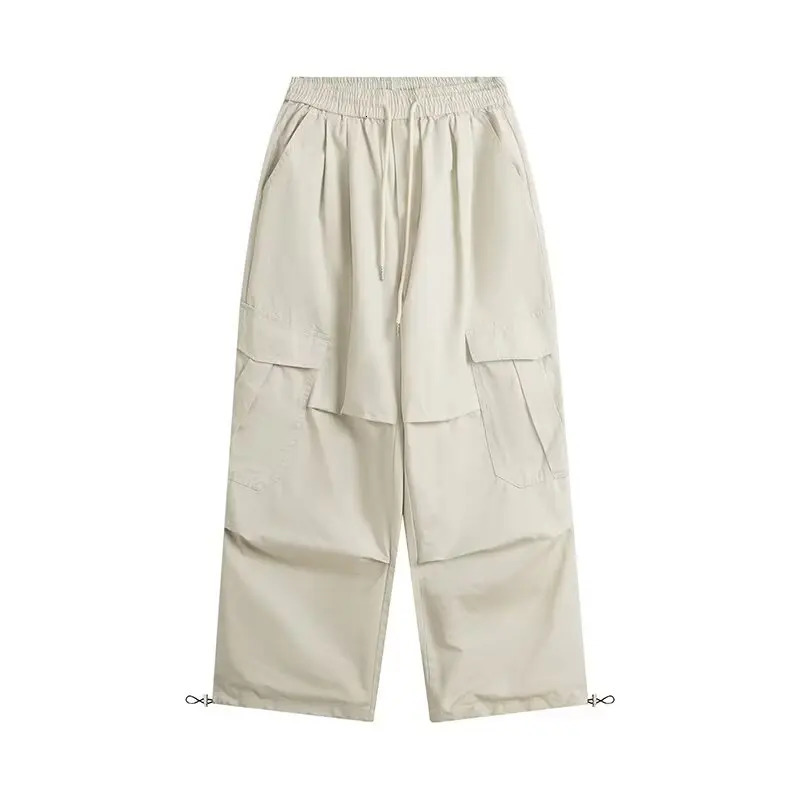 American Vintage Fashion Cargo Pants Women Hip-hop Street Personality Womens Cargo High Waist Summer Trousers Woman 250222