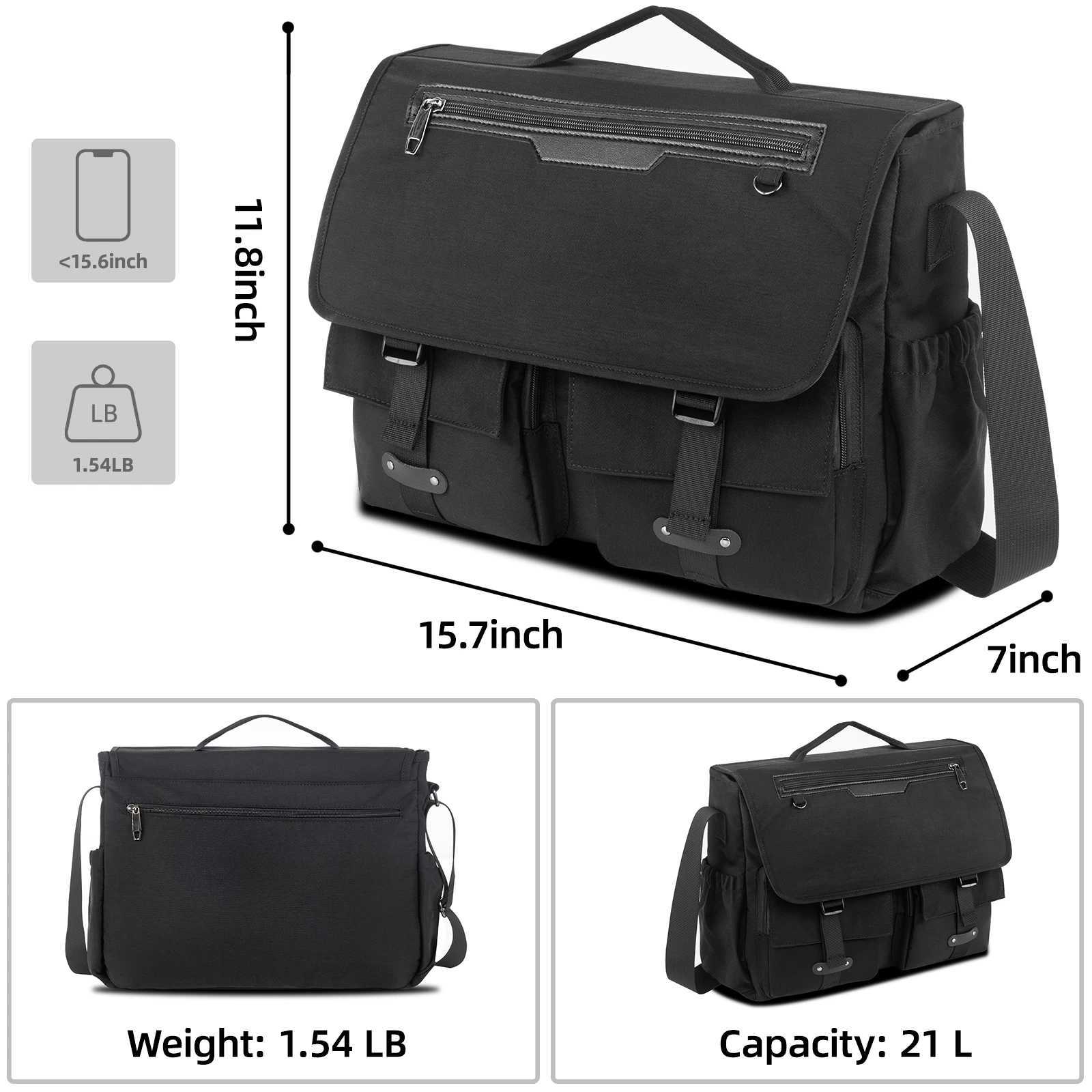 High Quality Messenger Bag Waterproof High Capacity Travel Outside Sport Casual Shoulder Crossbody Bags Unisex Z250225