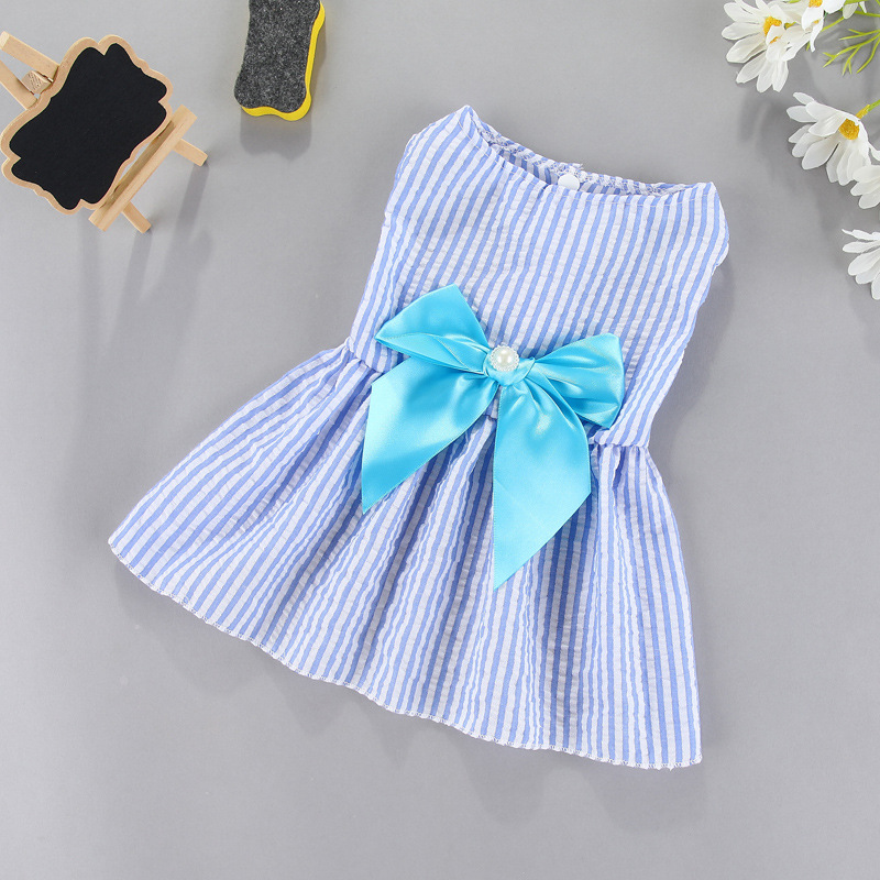 Pet Clothing Sweater funny clothes Spring and summer new dress bow cute dress dog sweater pet wear clothes for dog