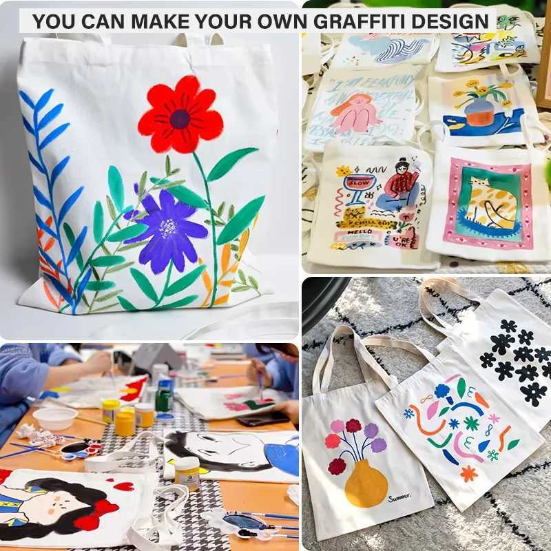 Purchase custom canvas tote bags womens Christmas printing design gift bags and add your personalized custom gift shopping bags Z250224