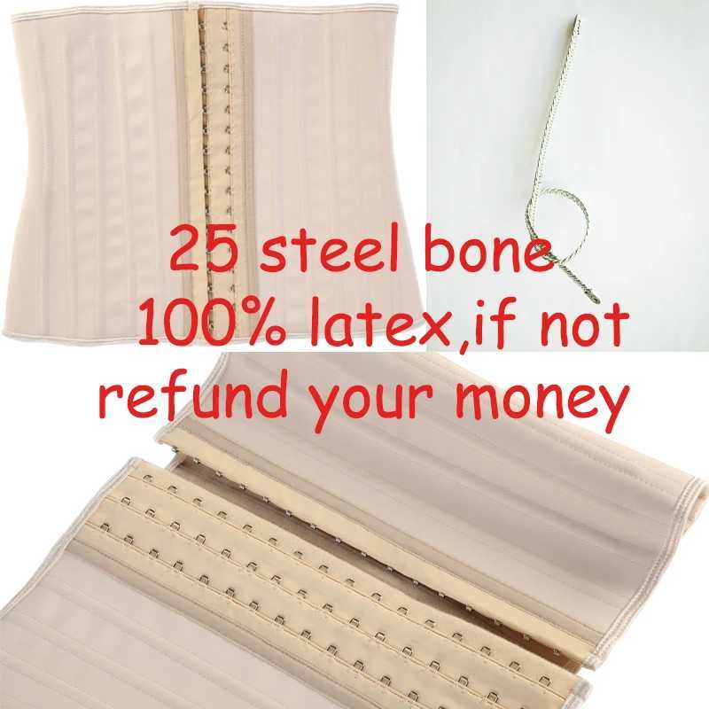New Arrival MUKATU latex waist trainer tight corset ultra-thin abdominal belt shapeshifter styling belt 25 steel bone waist hair clip Amincissante Z25