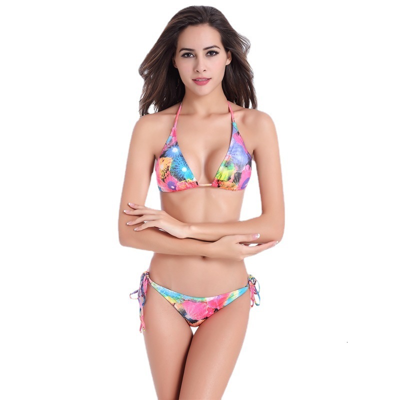 fashion Swimsuit New Style 2025 Starry Sky Flower Women's Sexy Classic Printed Bikini Hot Selling swimwear