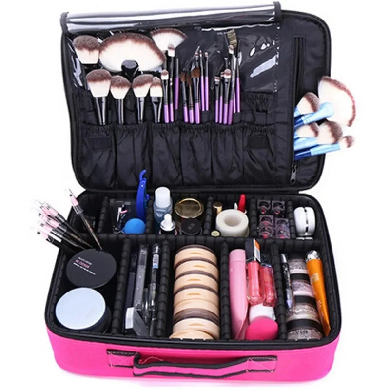 Upgrade Large Capacity Cosmetic Bag -selling Professinal Women Travel Makeup Case 250224
