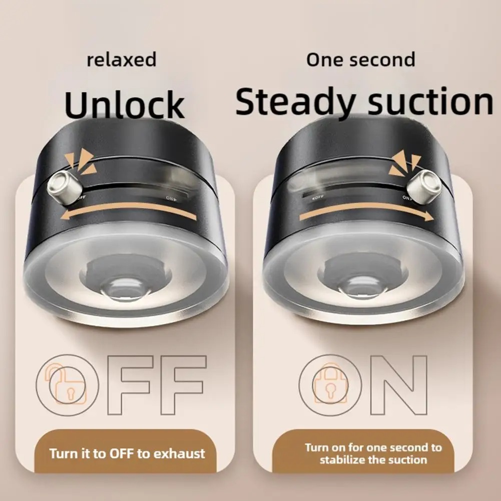 Double-Sided Suction Cup Bracket for Car Mount Mobile Phone Holder Magnetic Vacuum Adsorption Ultra Stable Suction Cup Bracket