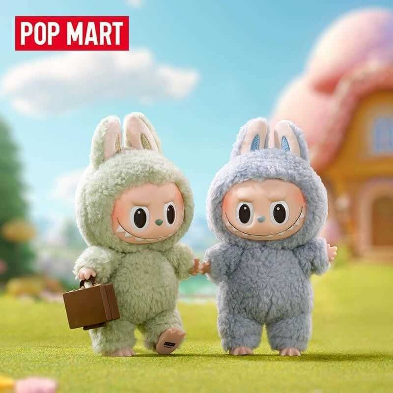 The Chinese version of Bubble Mart LABUBU Labubu Heartbeat aron Vinyl Mask Series Blind Box Trendy Play Free shipping