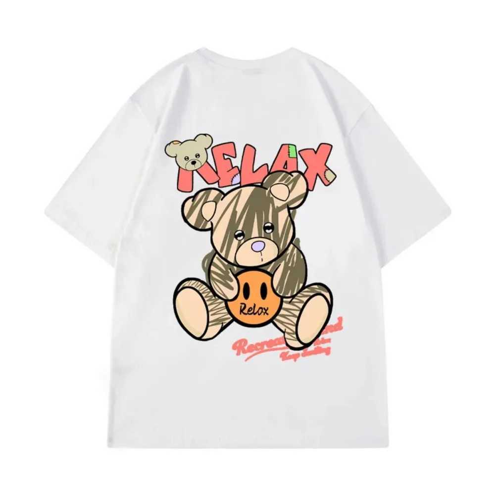 2024 Summer Mens T-Shirt Basketball Team Printed Tshirt Hip Hop Strt Wear Short Slve Oversized T Shirt Men Woman Clothing Y250225