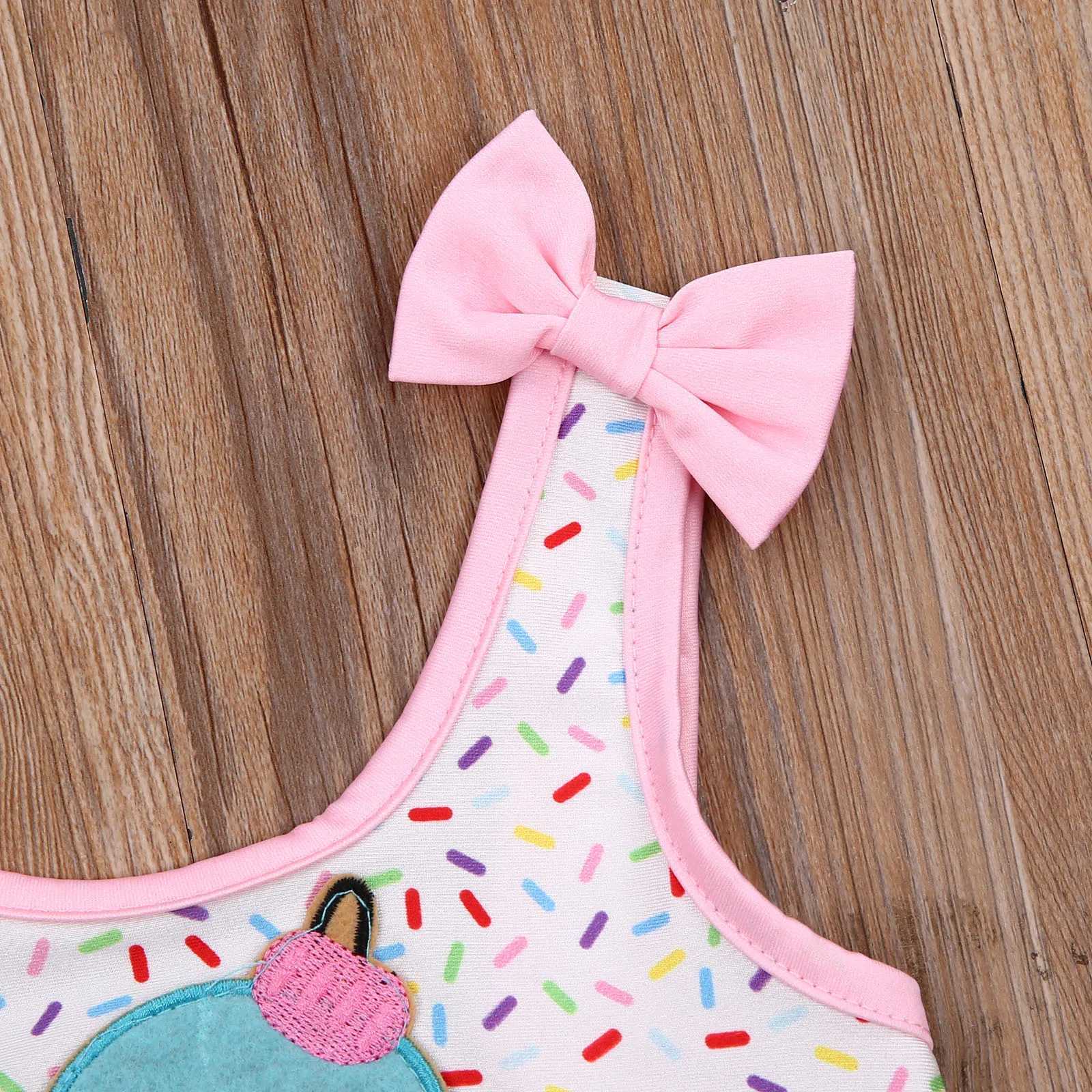 0-3T Girly Sweet Little Girl Fresh Lotus Leaf Swimming Pool Swimsuit Fashion Bow Ice Print Hollow Sling Swimsuit X250224