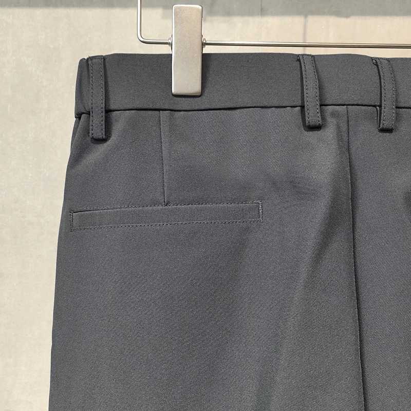 Spring Ankle Length Pants Men Business Elastic Waist Formal Suit Korean Social Work Slim Trousers Male Plus Size 27 40 42 W250225