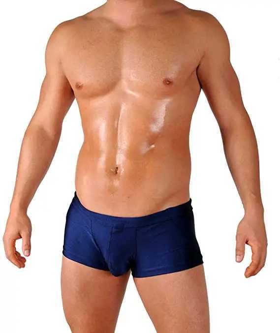 Mens Boxers Swim Shorts Mens Race Style Swimsuit With Front Pocket Beach Pool Super Speed Dry Water SportsXJ250224