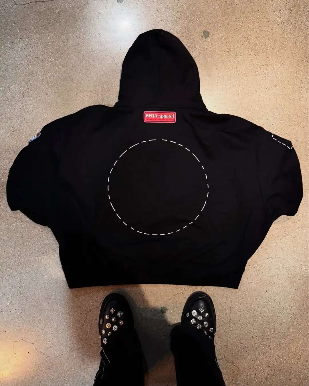 Y2K American Style New Personalized Design Printed Pullover, Gothic Retro Cotton Loose Fitting Clothing, Couple Sports Shirt