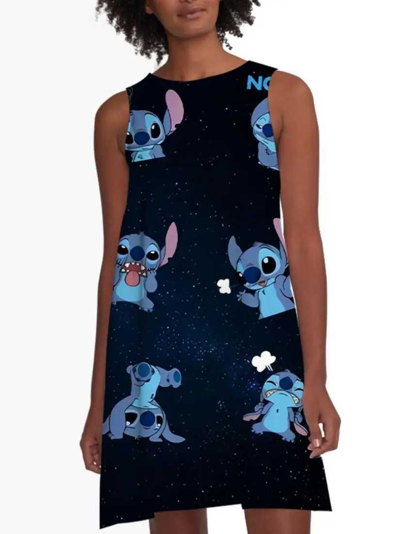 Mini Dress Stitch Top Fashion Tie Dye Sveless Sexy Short Dresses for Women 2023 Loose Womens Summer Beach Dress CoolXJ250224