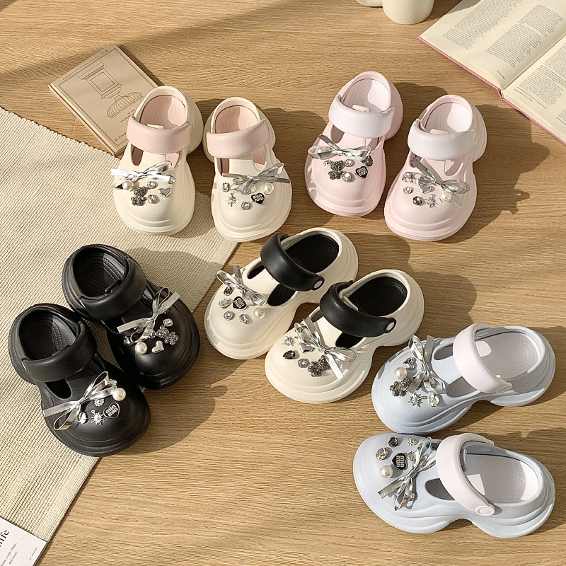 New free shipping designer slippers for womens pink white blue black Summer fashion thick soled sandals with toe caps for wearing outside
