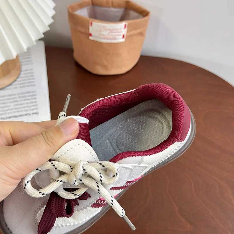 Spring Autumn Kids Casual Shoes Fashion Boys Girls Board Shoes Breathable Little Kids Sports Shoes Fashion Sneakers X250224