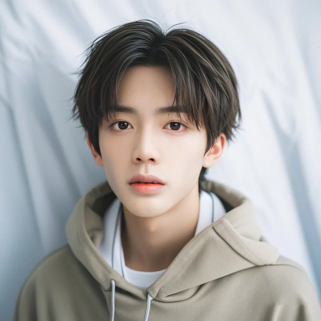 Hipster Synthetic Wig For Men Young Men Feel Short Straight Hair Daily Split Bangs Fluffy Natural Realistic Full Head Cover 250224