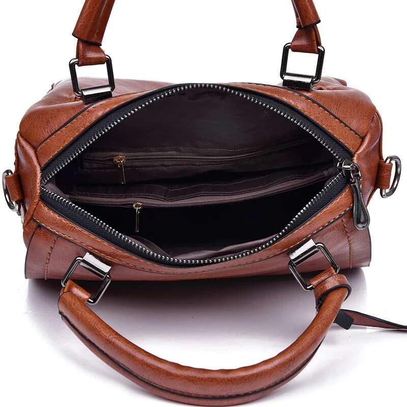 Vintage Handbag Purses For Women New Style4 Female Soft Leather Branded Shoulder Crossbody Messenger Tote Bag New Sac