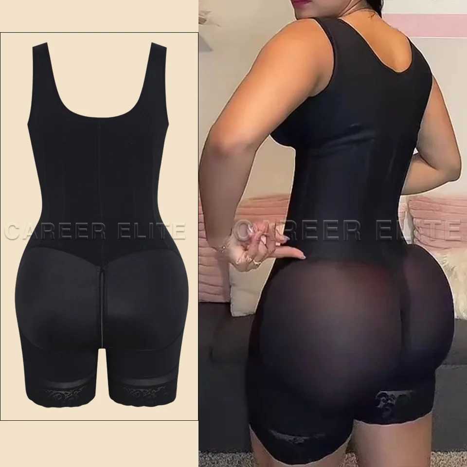 New Arrival Bbl Double Compression Full Body Stage 2 Womens Body Shapewear Bodysuit Ass Stuff Push Up Flat Stomach Modeling Corset Z250225