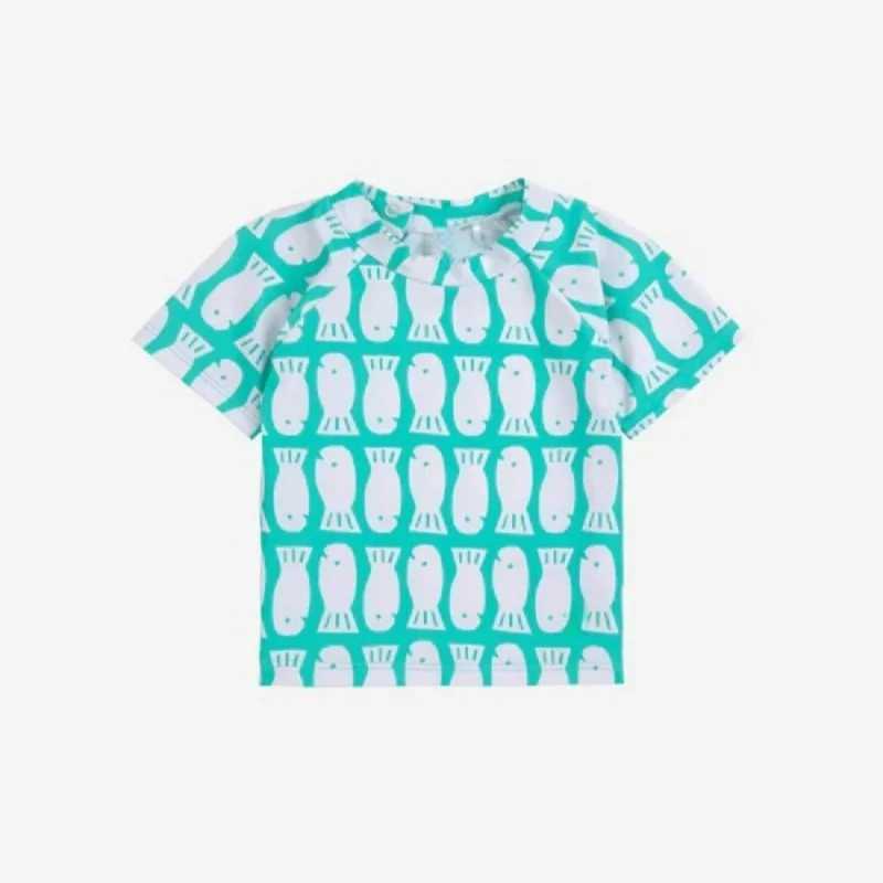 25BC childrens sleeping swimsuit boys beach pants vacation girls Florida swimsuit lace one-piece swimsuit X250224