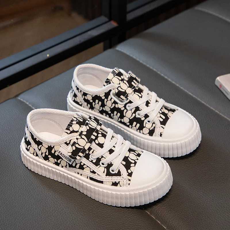 Girls Sneakers Children Canvas Shoes Fashion Anti Slip Breathable Skate Shoes Kids Student Casual Flats Tennis Kids Girls X250224