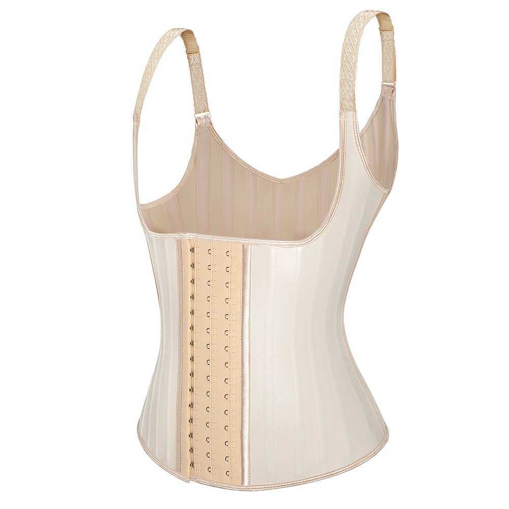 New Arrival Latex Body Slimming Shapewear Vest Waist Trainer Sweat Sport Shaper Belly Sheath Modeling Straps Steel Boned Posture Shaper Belt Z250225
